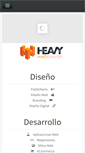 Mobile Screenshot of heavywebdesign.com